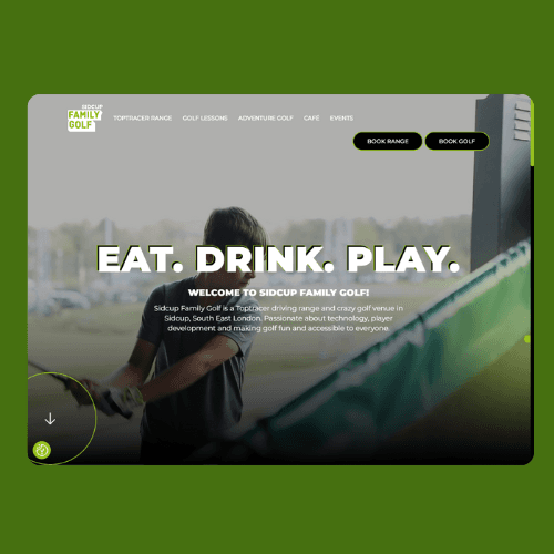 Sidcup Family Golf UI Clone